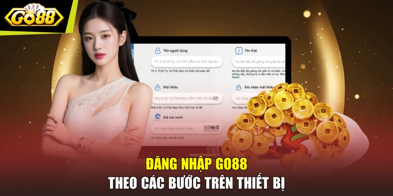 Đăng nhập GO88 theo các bước trên thiết bị